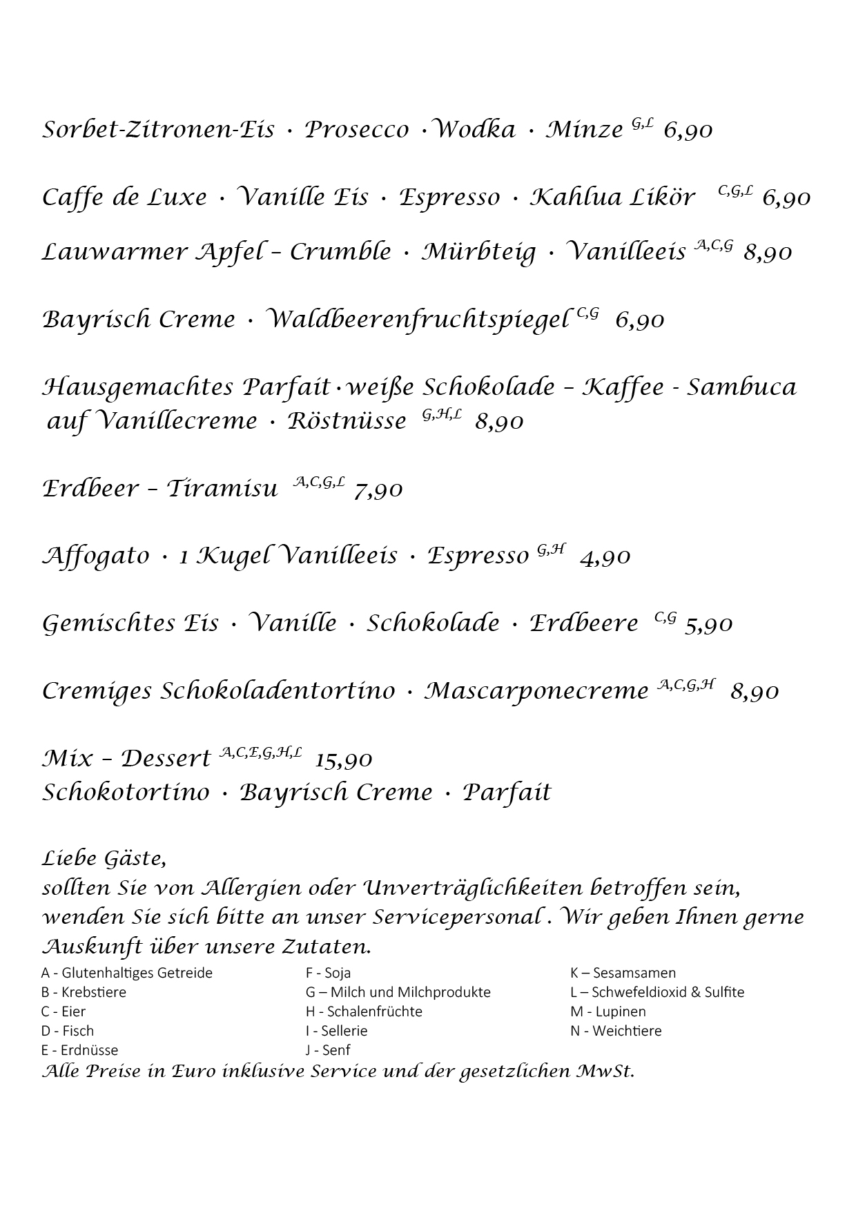 Dessert Karte 22.04